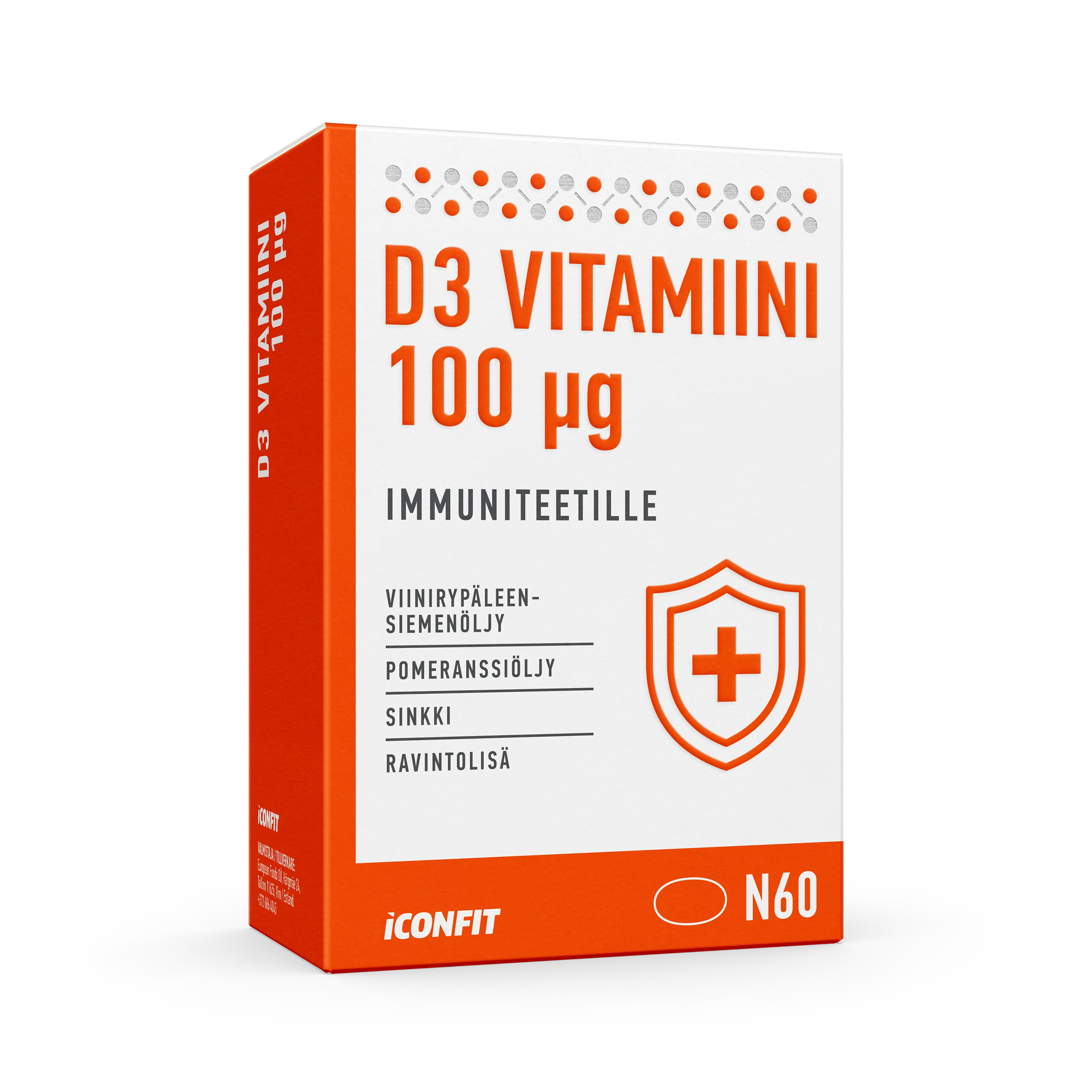 ICONFIT Vitamin D3 4000 IU (90 kapselia)